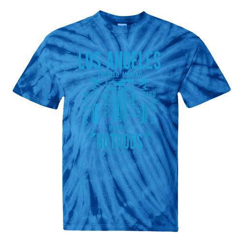 Los Angeles Hotrods Automotive Nostalgia Premium Tri-Blend Tie-Dye T-Shirts - Figerry