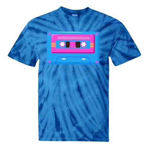 Retro Cassette Tape Tee 90s Nostalgia Aesthetic Tie-Dye T-Shirts - Figerry