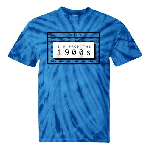 Retro Computer Screen I'm From The 1900s Birthday Raglan Baseball Tee Tie-Dye T-Shirts - Figerry