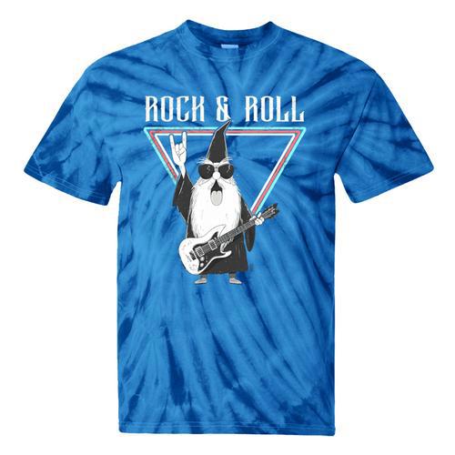 Rock & Roll Wizard Music Nostalgia Premium Tri-Blend Tie-Dye T-Shirts - Figerry