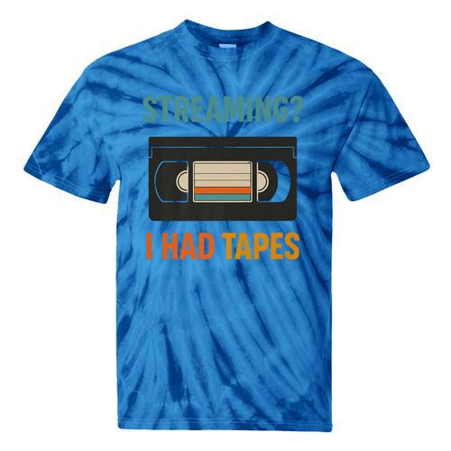 VHS Cassette Tape Retro 80s 90s Nostalgia Premium Tie-Dye T-Shirts - Figerry
