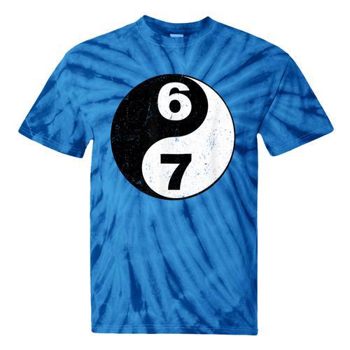 Vintage 6 7 Yin Yang Namaste Six Seven Nostalgia Tie-Dye T-Shirts - Figerry
