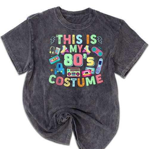 This Is My 90s Costume Mixtape Era Outfits Nostalgia 1990s Mineral Wash Tshirts - Figerry