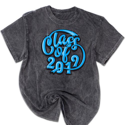 Class Of a 2019 Graduate TShirt Graduation Tee Shirt Mineral Wash Tshirts - Best Gift Smart