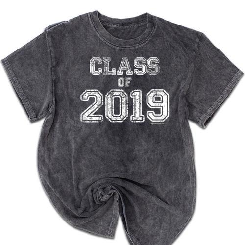 Class Of 2019 Graduation For Him Her Senior Class Mineral Wash Tshirts - Best Gift Smart