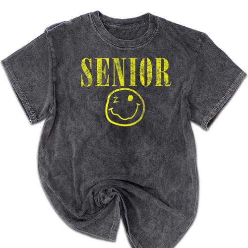 Class Of 2020 Senior 90s Grunge Graduation Mineral Wash Tshirts - Best Gift Smart