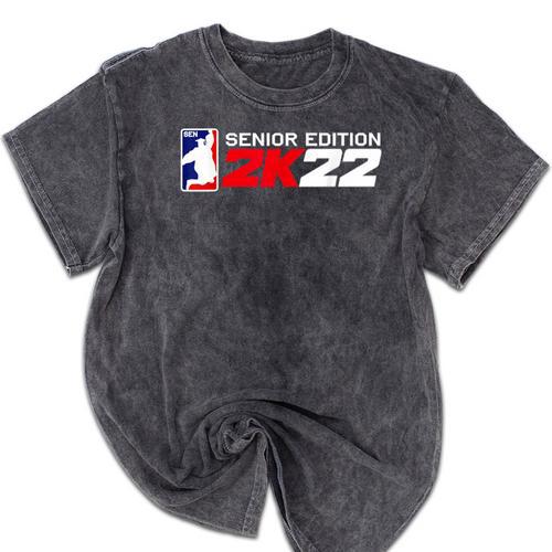 Class Of 2022 Senior Year Gamer Style Graduation For Grad Mineral Wash Tshirts - Best Gift Smart