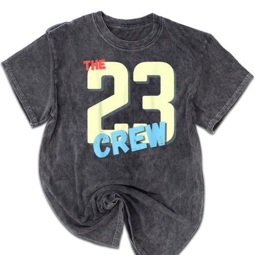 Class Of 2023 Seniors 23 Crew Senior Graduation Idea Mineral Wash Tshirts - Best Gift Smart