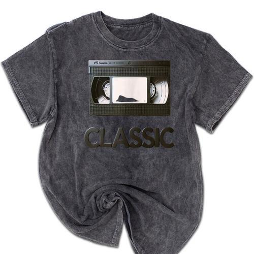 Classic VHS Tape Nostalgia Retro Mineral Wash Tshirts - Figerry