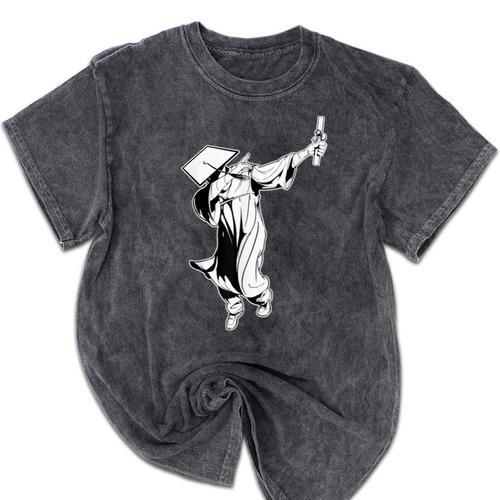 Dabbing Graduation Class Of 2025 Men Graduation Mineral Wash Tshirts - Best Gift Smart