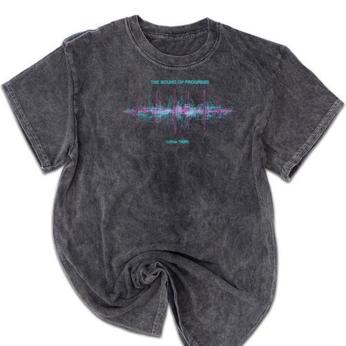 DIAL UP Modem Sound Of Progress 1996 Gen X Tech Nostalgia Mineral Wash Tshirts - Figerry