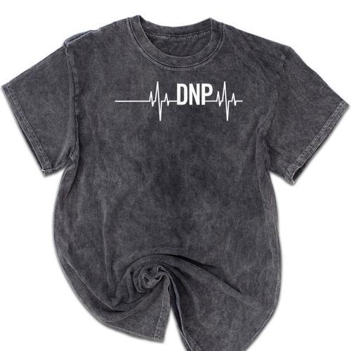 Doctor Of Nursing Practice Graduation DNP Heartbeat Mineral Wash Tshirts - Best Gift Smart