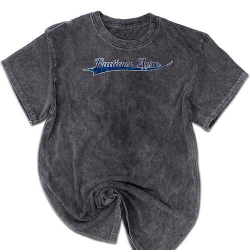Frutiger Aero Aesthetic Digital Art Vintage Varsity Mineral Wash Tshirts - Figerry