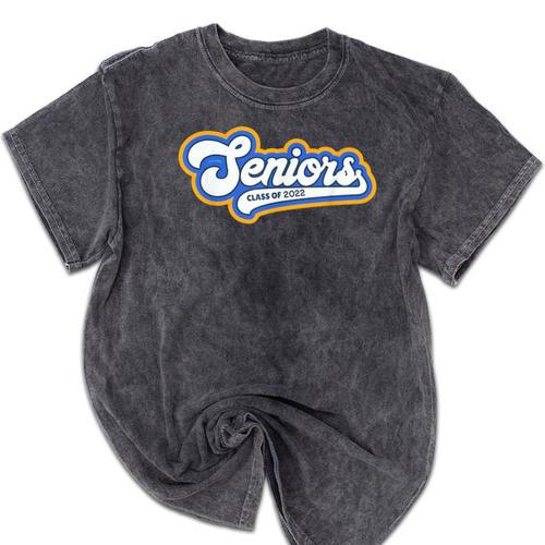 Funny Class Of 2022 Senior Graduate College Graduation Mineral Wash Tshirts - Best Gift Smart