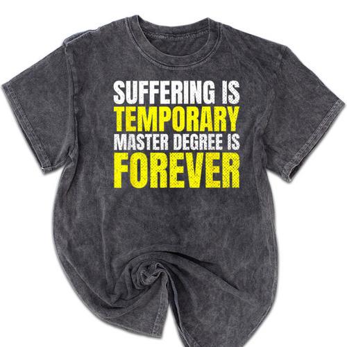 FUnny MBA Student Mastered It Masters Degree Graduation Mineral Wash Tshirts - Best Gift Smart