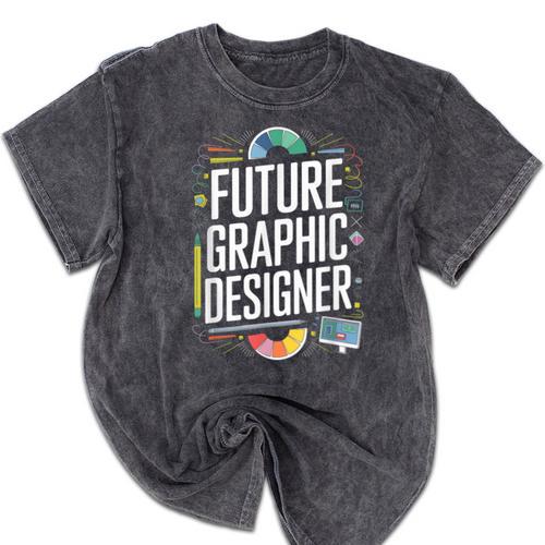 Future Graphic Er Graduation School Toddler Women Men Mineral Wash Tshirts - Best Gift Smart