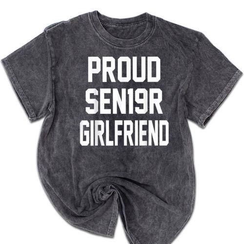 Girlfriend Graduation Party SEN19R Shirt Senior 2019 T-Shirt Mineral Wash Tshirts - Best Gift Smart