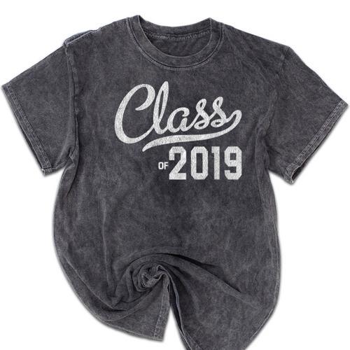 Graduation For Her Him 2019 Class Mineral Wash Tshirts - Best Gift Smart