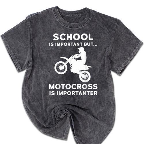 Graduation Shirt For Dirtbike Motocross Riders Mineral Wash Tshirts - Best Gift Smart