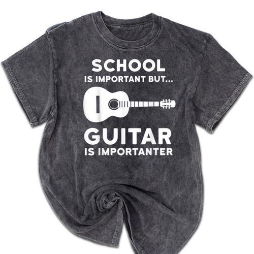 Graduation Shirt For Guitar Players & Band Member Mineral Wash Tshirts - Best Gift Smart