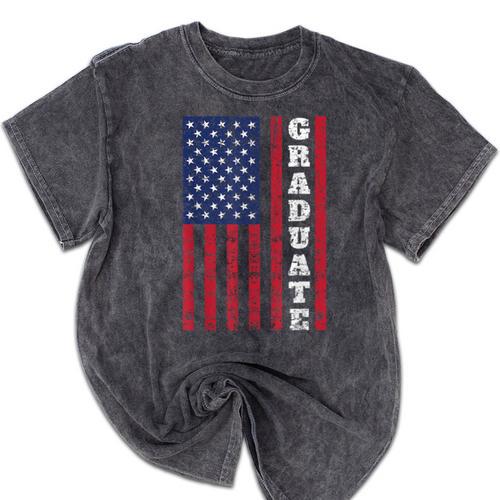 Graduation T-Shirt High School & College Graduate Shirt 2018 Mineral Wash Tshirts - Best Gift Smart