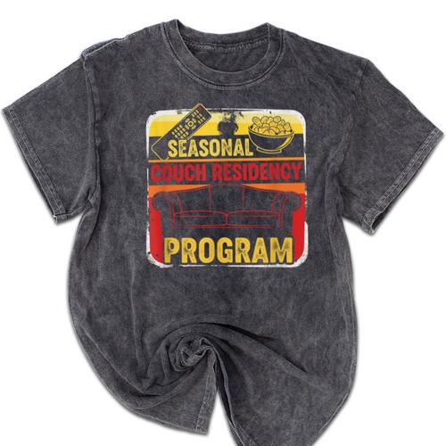 Hibernation Mode Fall And Winter Meme Introvert Vibes Humor Mineral Wash Tshirts - Raresse