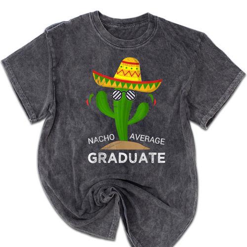 High School College Graduate Graduation Mineral Wash Tshirts - Best Gift Smart