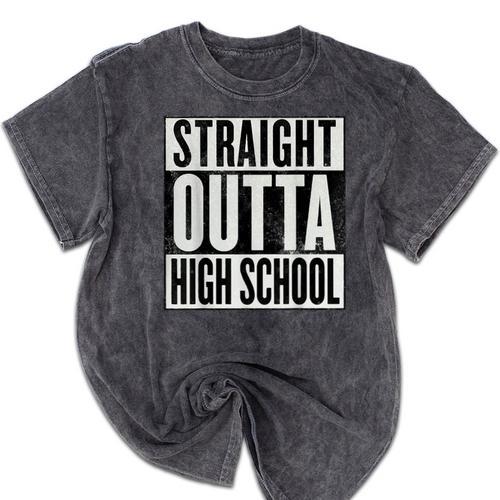 High School Graduation 2018 Grad For Him And Her Mineral Wash Tshirts - Best Gift Smart