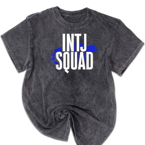 INTJ Personality Shy Introvert Overthinking Introverted Mineral Wash Tshirts - Raresse
