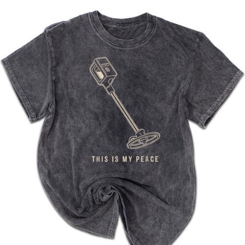 Introvert Metal Detector Hobbyist Quiet Detectorist Mineral Wash Tshirts - Raresse