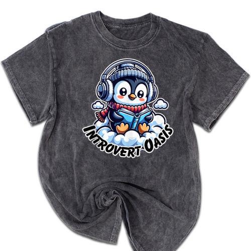 Introvert Oasis Mineral Wash Tshirts - Raresse
