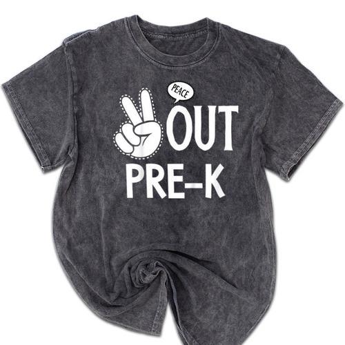 Kids Pre-K Graduation Kids Toddlers Mineral Wash Tshirts - Best Gift Smart