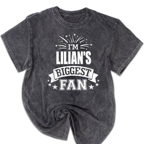 Lilian Personalized Name Sports Fan Birthday Graduation Mineral Wash Tshirts - Best Gift Smart