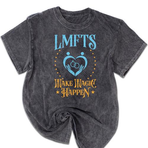 LMFT Graduation Licensed Marriage And Family Therapist LMFT Mineral Wash Tshirts - Best Gift Smart