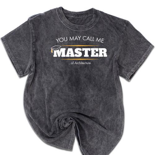 Master Of Architecture Shirt Graduation 2020 Mineral Wash Tshirts - Best Gift Smart