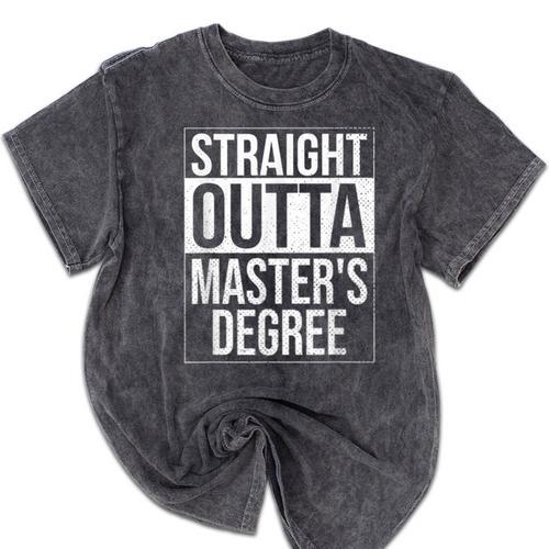 Masters Degree Graduation Mastered It MBA Graduation Mineral Wash Tshirts - Best Gift Smart