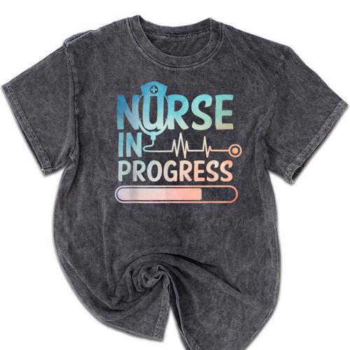 Nursing Student Art Men Women NICU Graduation Future Nurse Mineral Wash Tshirts - Best Gift Smart