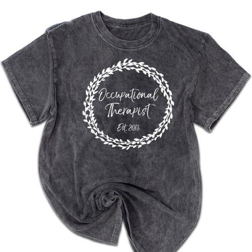 Occupational Therapy School Graduation New OT 2018 Tee Mineral Wash Tshirts - Best Gift Smart