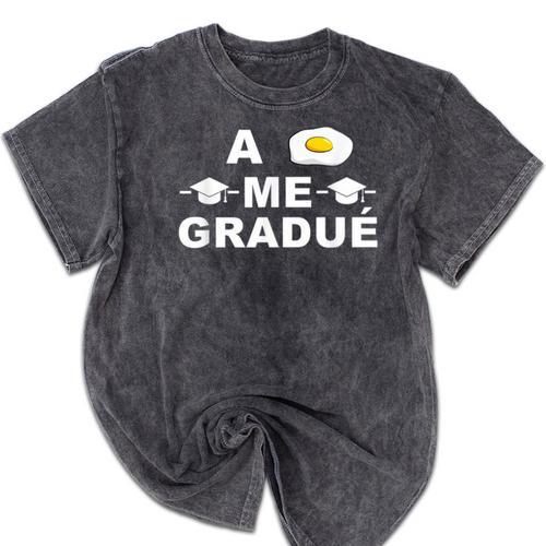 Hispanic Graduation Me Gradue Class Of 2021 T-Shirt Mineral Wash Tshirts - Best Gift Smart