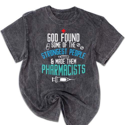 Pharmacist Christian Pharmacy Student PharmD Graduation Mineral Wash Tshirts - Best Gift Smart