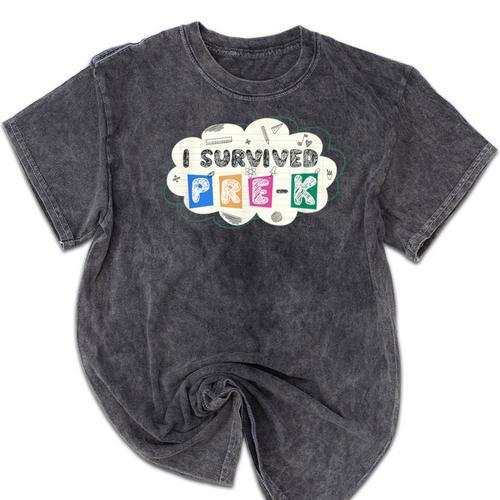 Pre School Graduation Shirts Graduate Grad Pre-K PreK Mineral Wash Tshirts - Best Gift Smart