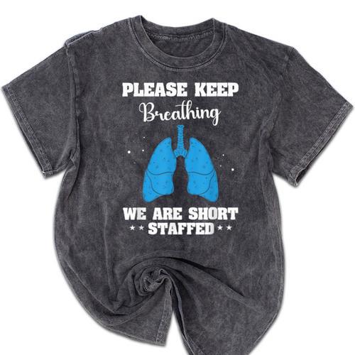 Respiratory Therapist Appreciation RT School Graduation Mineral Wash Tshirts - Best Gift Smart