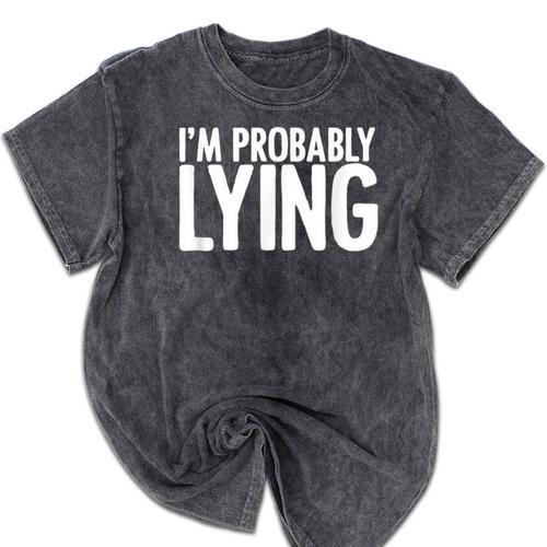 Sarcasm Humor Sassy Quote For Introvert People Mineral Wash Tshirts - Raresse