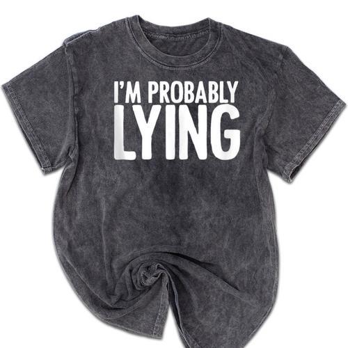 Sarcasm Humor Sassy Quote For Introvert People Mineral Wash Tshirts - Raresse