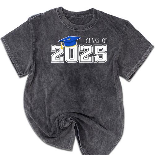 Senior 2025 Class Of 2025 Seniors Graduation 2025 Senior 25 Mineral Wash Tshirts - Best Gift Smart