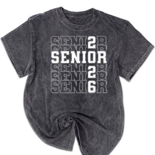 Senior 2026 Class Of 2026 Seniors Graduation 2026 Senior 26 Mineral Wash Tshirts - Best Gift Smart