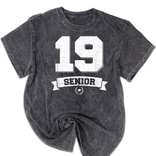 Senior Class Of 2019 Graduation School College Mineral Wash Tshirts - Best Gift Smart