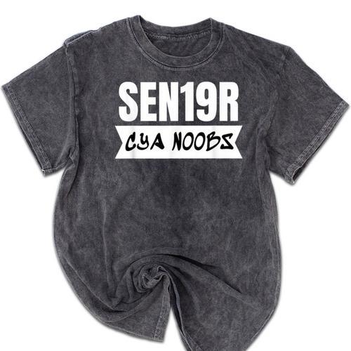 Senior Class 2019 Shirt High School Graduation Geek Mineral Wash Tshirts - Best Gift Smart