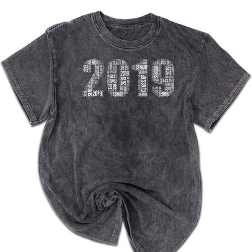 Senior Class 2019 Vintage Graduation Men Women Mineral Wash Tshirts - Best Gift Smart