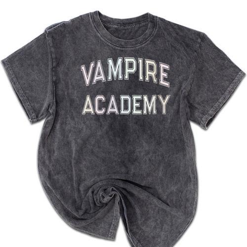 Silly VAMPIRE ACADEMY Alumni Introvert Senior Sarcastic Nerd Mineral Wash Tshirts - Raresse